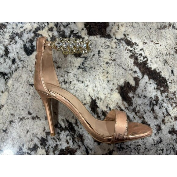 Shoe‎ Republic LA Brittany Rose Gold Heels Size 8 Boxed - Picture 13 of 16